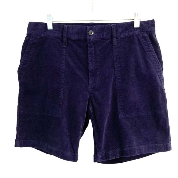 Taylor Stitch Corduroy Shorts Mens 29The Trail Short Navy Blue Cord Retro NEW